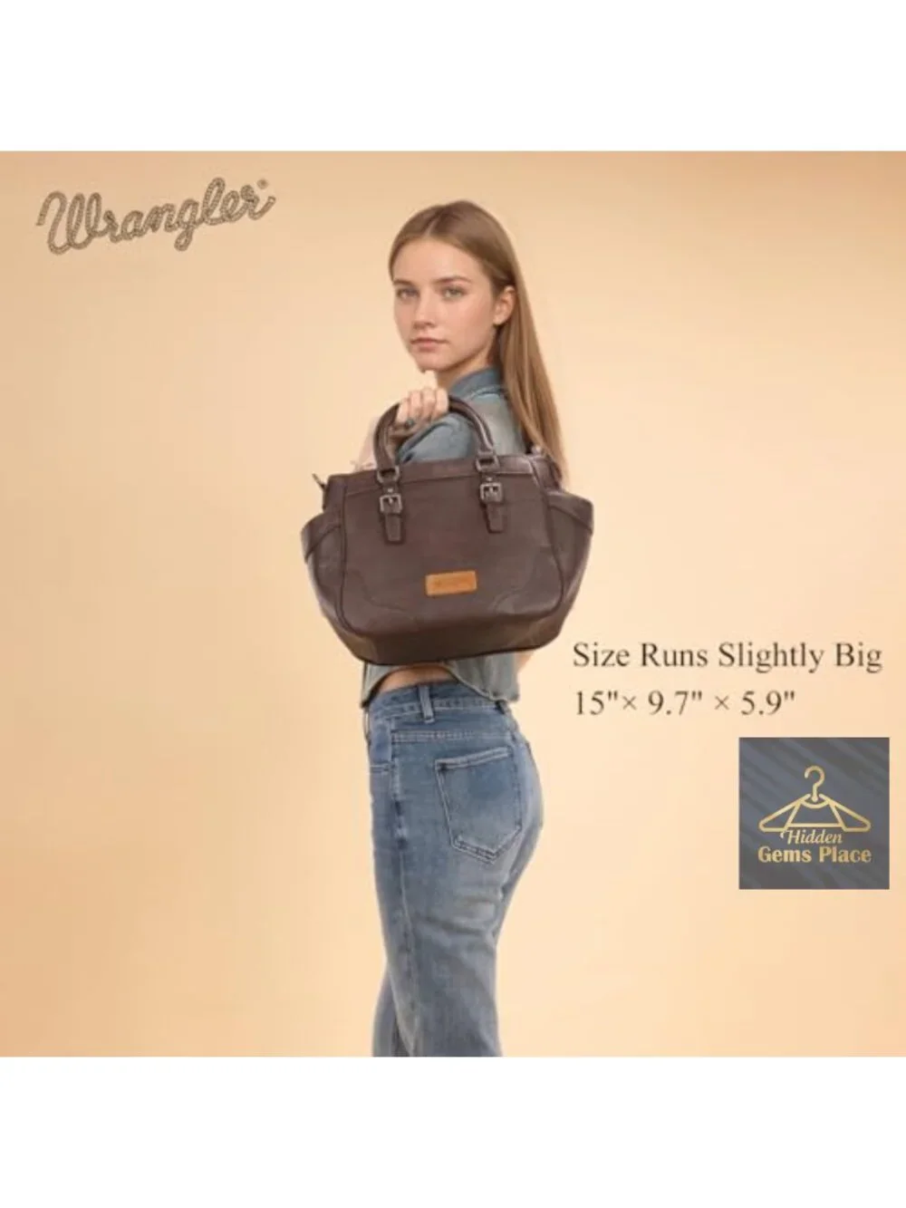 Faux Leather Crossbody Tote Bag with Top Handle